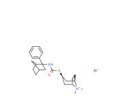 Endo-8,8-dimethyl-3-[[[(2-phenylbicyclo[2.2.1]hept-2-yl)amino]carbonyl]oxy]-8-azoniabicyclo[3.2.1]octane bromide