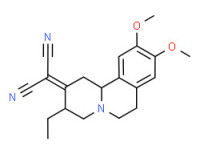 trans-(±)-(3-ethyl-1,3,4,6,7,11b-hexahydro-9,10-dimethoxy-2H-benzo[a]quinolizin-2-ylidene)malononitrile