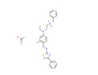 Benzyl[2-[ethyl[3-methyl-4-[(3-phenyl-1,2,4-thiadiazol-5-yl)azo]phenyl]amino]ethyl]dimethylammonium acetate