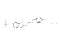 2-[[(4-methoxyphenyl)methylhydrazono]methyl]-1,3,3-trimethyl-3H-indolium dihydrogen phosphate