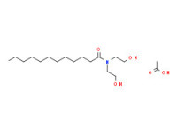 N,N-bis(2-hydroxyethyl)dodecanamide monoacetate