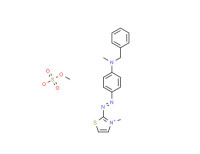 2-[[4-[benzylmethylamino]phenyl]azo]-3-methylthiazolium methyl sulphate