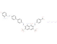 Trisodium 4-[[8-amino-7-[[4'-[(2-amino-4-hydroxyphenyl)azo][1,1'-biphenyl]-4-yl]azo]-1-hydroxy-3,6-disulphonato-2-naphthyl]azo]benzoate
