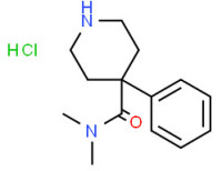 N,N-dimethyl-4-phenylpiperidine-4-carboxamide monohydrochloride
