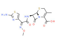 (6R,7R)-7-[[(2Z)-2-(2-amino-1,3-thiazol-4-yl)-2-methoxyiminoacetyl]amino]-3-methyl-8-oxo-5-thia-1-azabicyclo[4.2.0]oct-2-ene-2-carboxylic acid