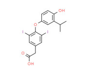4-(4-hydroxy-3-isopropylphenoxy)-3,5-diiodophenylacetic acid