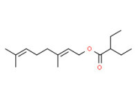 (E)-3,7-dimethylocta-2,6-dienyl 2-ethylbutyrate