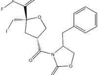 [3S-[3α(S*),5α]]-3-[[5-(2,4-Difluorophenyl)tetrahydro-5-(iodomethyl)-3-furanyl]carbonyl]-4-(phenylmethyl)-2-oxazolidinone