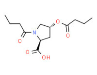 trans-4-(1-oxobutoxy)-1-(1-oxobutyl)-L-proline