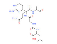 L-2-(2-amino-1,4,5,6-tetrahydro-4-pyrimidinyl)-N-[[(1-carboxy-3-methylbutyl)amino]carbonyl]glycyl-N1-(1-methyl-2-oxoethyl)-L-glutamamide, stereoisomer