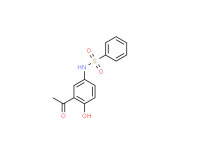 N-(3-acetyl-4-hydroxyphenyl)benzenesulphonamide