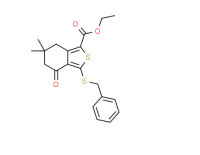 ethyl 3-benzylsulfanyl-6,6-dimethyl-4-oxo-5,7-dihydro-2-benzothiophene-1-carboxylate