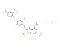 Trisodium 5-(acetylamino)-4-hydroxy-3-[[2-methoxy-5-methyl-4-[(4-nitro-2-sulphonatophenyl)azo]phenyl]azo]naphthalene-2,7-disulphonate