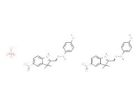 2-[[(4-methoxyphenyl)methylhydrazono]methyl]-1,3,3-trimethyl-5-nitro-3H-indolium sulphate (2:1)