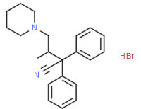 ß-methyl-a,a-diphenylpiperidine-1-butyronitrile monohydrobromide