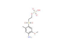 2-(4-amino-5-methoxy-2-methylphenyl)sulfonylethyl hydrogen sulfate