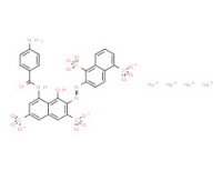 Tetrasodium 2-[[8-[(4-aminobenzoyl)amino]-1-hydroxy-3,6-disulphonato-2-naphthyl]azo]naphthalene-1,5-disulphonate