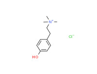 Benzeneethanaminium, 4-hydroxy-N,N,N-trimethyl-, chloride (1:1)