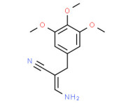 3-amino-2-(3,4,5-trimethoxybenzyl)acrylonitrile