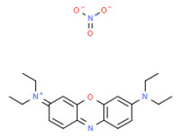 3,7-bis(diethylamino)phenoxazin-5-ium nitrate