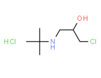 1-(tert-butylamino)-3-chloropropan-2-ol,hydrochloride