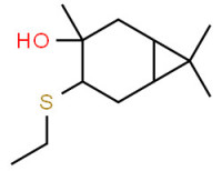 4-(ethylthio)-3,7,7-trimethylbicyclo[4.1.0]heptan-3-ol