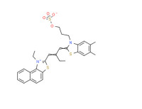 2-[2-[[5,6-dimethyl-3-[3-(sulphonatooxy)propyl]-3H-benzothiazol-2-ylidene]methyl]-1-butenyl]-1-ethylnaphtho[1,2-d]thiazolium