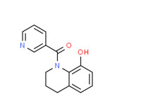 1,2,3,4-tetrahydro-1-(3-pyridylcarbonyl)quinolin-8-ol