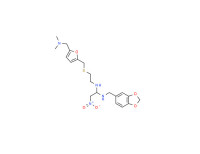 N-(1,3-benzodioxol-5-ylmethyl)-N'-[2-[[5-[(dimethylamino)methyl]furfuryl]thio]ethyl]-2-nitrovinylidenediamine