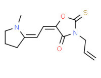 3-allyl-5-[(1-methylpyrrolidin-2-ylidene)ethylidene]-2-thioxooxazolidin-4-one