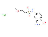3-amino-4-hydroxy-N-(2-methoxyethyl)benzenesulfonamide,hydrochloride