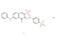6-anilino-4-hydroxy-3-[(4-sulphophenyl)azo]naphthalene-2-sulphonic acid, potassium sodium salt