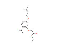 Ethyl 2-(2-acetyl-5-((3-methylbut-2-en-1-yl)oxy)phenoxy)acetate