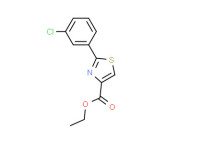 ethyl 2-(3-chlorophenyl)-1,3-thiazole-4-carboxylate