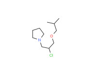 1-[2-chloro-3-(2-methylpropoxy)propyl]pyrrolidine