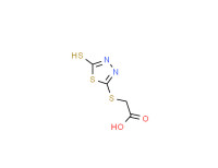 [(4,5-dihydro-5-thioxo-1,3,4-thiadiazol-2-yl)thio]acetic acid
