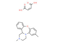 (-)-1,3,4,14b-tetrahydro-2,7-dimethyl-2H-dibenzo[b,f]pyrazino[1,2-d][1,4]oxazepine maleate