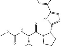 6-(2-((S)-1-((S)-2-(methoxycarbonylamino)-3-methylbutanoyl)-2-pyrrolidinyl)-5-1H-imidazolyl)-2 -naphthyltrifluoromethanesulfonate