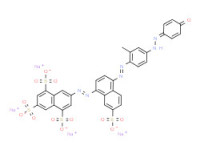 Tetrasodium 7-[[4-[[4-[(4-hydroxyphenyl)azo]-2-methylphenyl]azo]-7-sulphonato-1-naphthyl]azo]naphthalene-1,3,5-trisulphonate