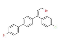 (Z)-4-bromo-4'-[3-bromo-1-(4-chlorophenyl)-1-propenyl]-1,1'-biphenyl
