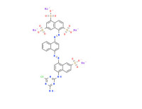 Tetrasodium 5-[[4-[[4-[(4-amino-6-chloro-1,3,5-triazin-2-yl)amino]-7-sulphonato-1-naphthyl]azo]-1-naphthyl]azo]naphthalene-1,3,6-trisulphonate