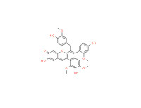 2,10-dihydroxy-5-(4-hydroxy-2-methoxyphenyl)-6-[(4-hydroxy-3-methoxyphenyl)methyl]-1,3-dimethoxy-9H-benzo[a]xanthen-9-one