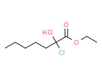 Ethyl 2-chloro-2-hydroxyheptanoate