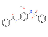 N-[5-methoxy-2-methyl-4-[(phenylsulphonyl)amino]phenyl]benzamide