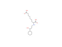 2-[(3-cyclohexyl-3-hydroxypropyl)amino]nonanedioic acid
