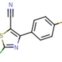 2-chloro-4-(4-fluorophenyl)thiazole-5-carbonitrile