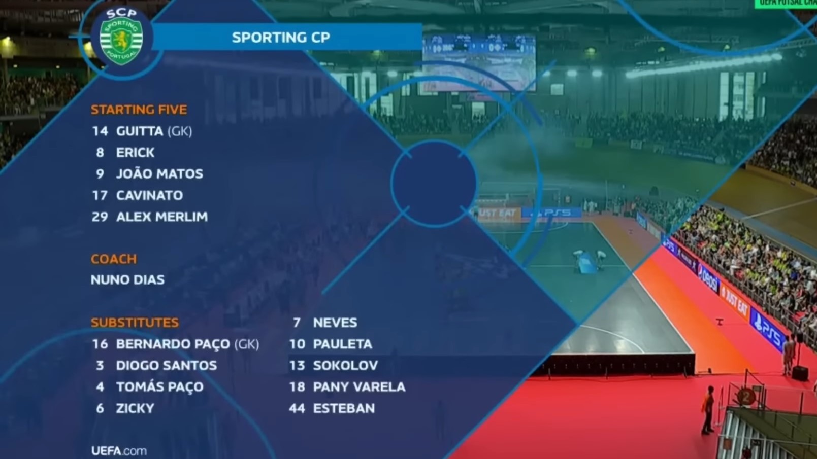 Erick e Pany Varela são candidatos a melhor jogador do mundo de futsal