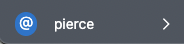 Example of a Pipedream username in the dashboard