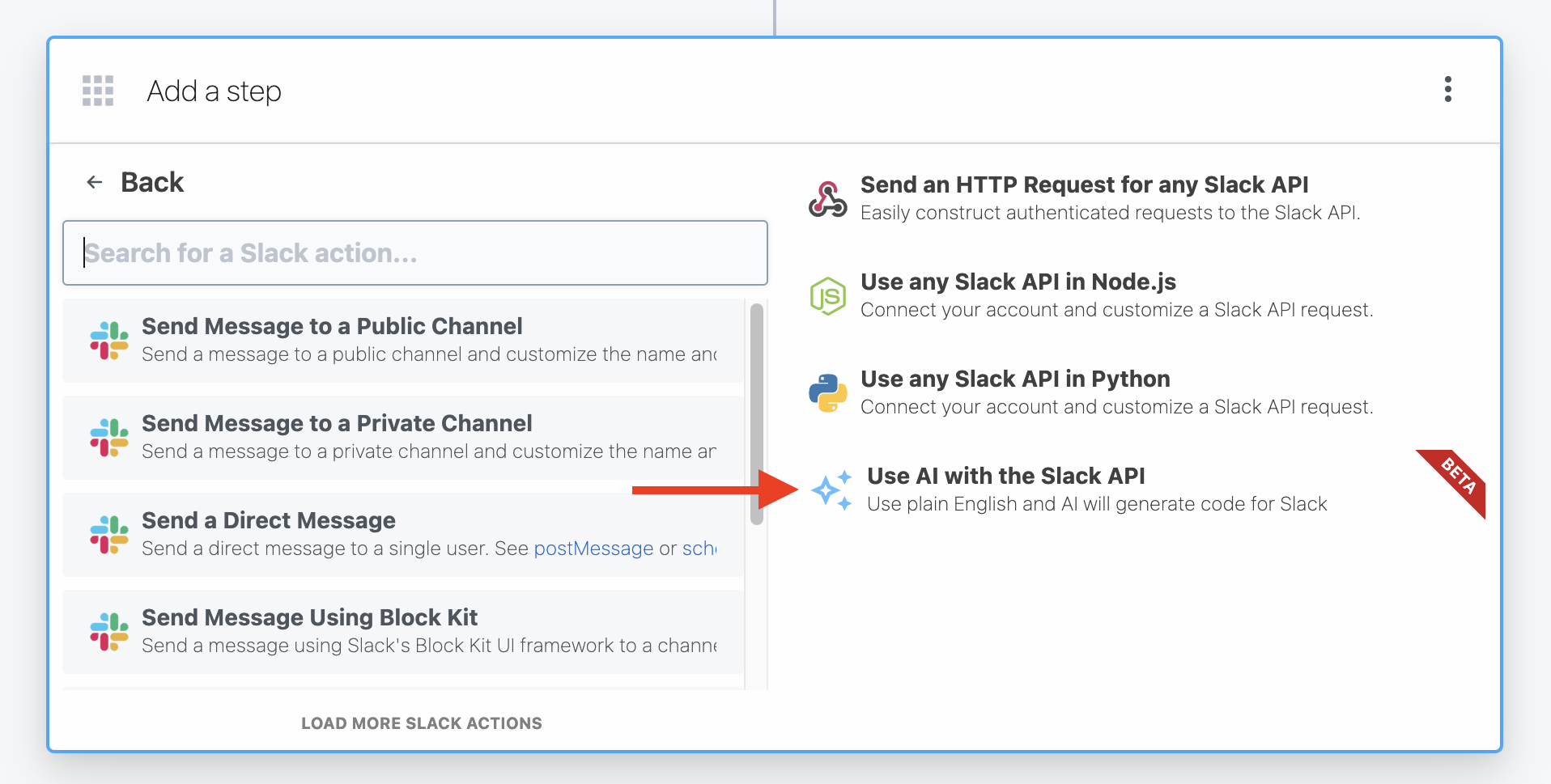 Use AI with the Slack API