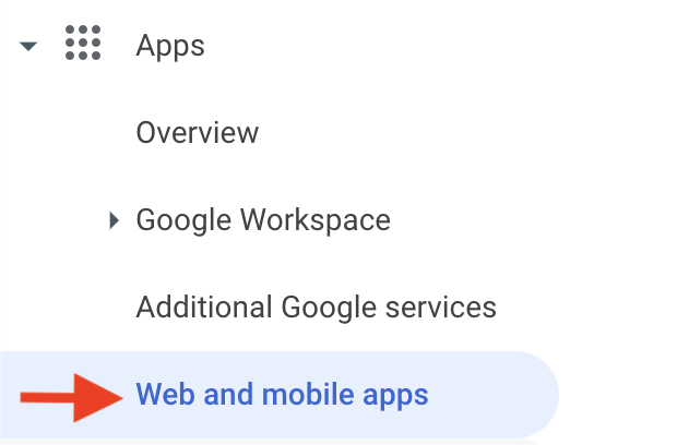 Create a new SAML app in Google Workspace